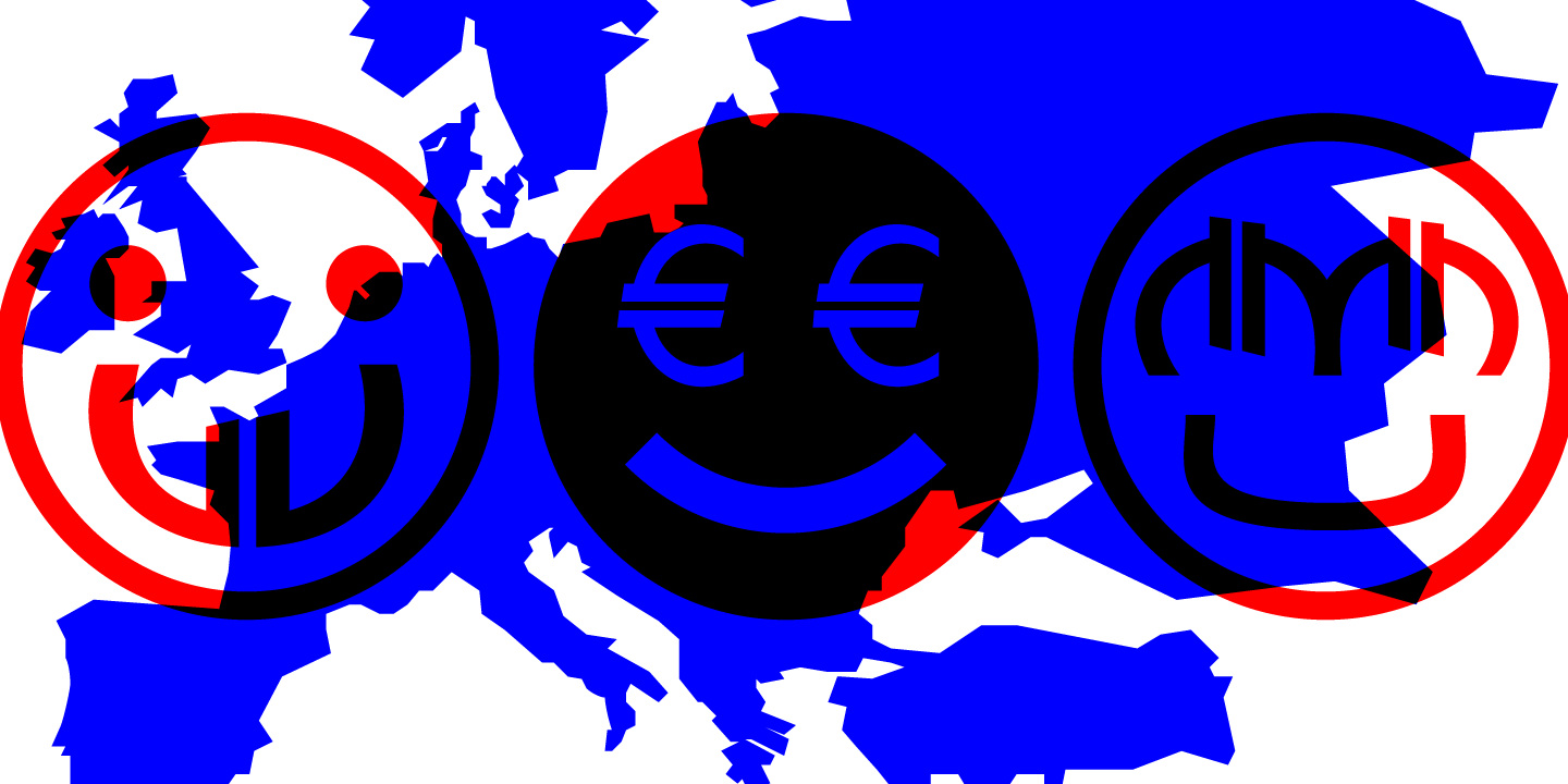 Przykład czcionki Euro Icon Kit Symbols Symbols DEMO
